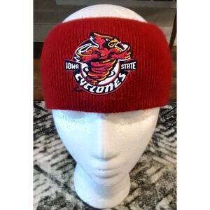 Vintage ISU Cyclones Knit Headband Ear Warmer College One Size Yellow Red